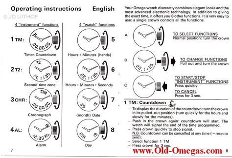 omega seamaster multifunction manual|omega seamaster operating instructions.